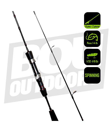 CAÑA PESCA DAIWA LAGUNA SPINNING ROD 6PIES 2PZ LAG602ULFS