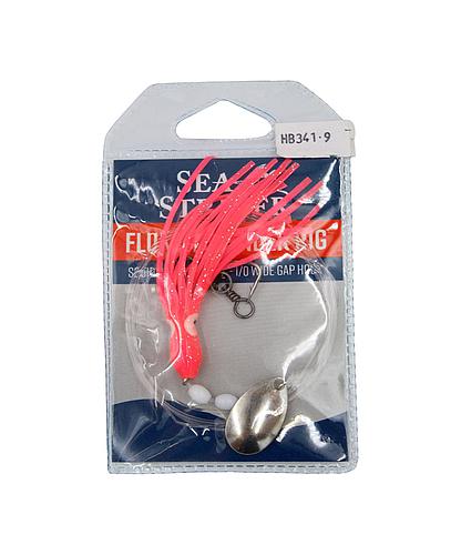 FLUKE SQUID RIG SEA STRIKER PINK 365-P 1/0 WIDEGAP 3 PULG