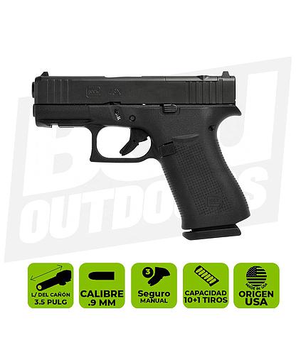 PISTOLA GLOCK 43X MOS SLIM CAL. 9MM