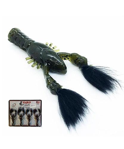 RABID BAITS CRAW GREEN PUM RC3-0011