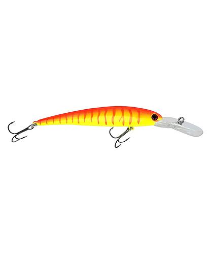 BANDIT B-SHAD CASTING/TROLLING PLUG 3.50PULG 1/3OZ RED FIRE TIGER BDTB-SHAD27