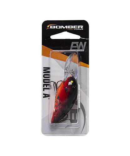 BOMBER B06AXC5 MODEL A CRANKBAIT 2 1/8PULG 3/8 OZ RED CRAW/ORANGE FLOATING