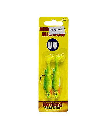 MIMIC MINNOW NORTHLAND UV MIMIC MINNOW 2 1/8 1/8OZ WATERMELON TIGER MMUV3-1315