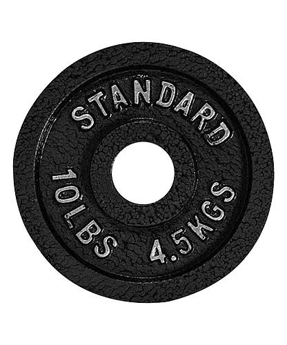 DISCO OLYMPIC BARBELL STANDARD 10LBS (UNIDAD)