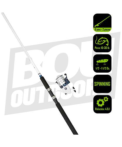 SPINNING COMBO OKUMA TUNDRA 65 8 PIES TBF-802-65