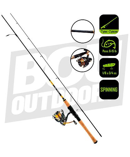 CAÑA PESCA C/CARRETE SPINNING DAIWA REVROS LT 30/7 RVRLT30-4BI/G702M
