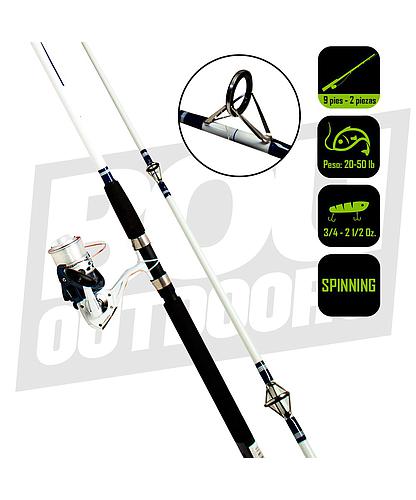 SPINNING COMBO OKUMA TUNDRA 80 9PIES TU-902-65