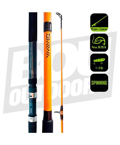 CAÑA PESCA SPINNING SURF DAIWA FT 10PIES FTS1002MFS