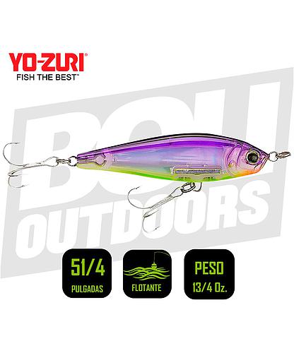 YO-ZURI INSHORE TWITCHBAIT 5 1/4 PULG 1 3/4OZ VIOLET R1349V