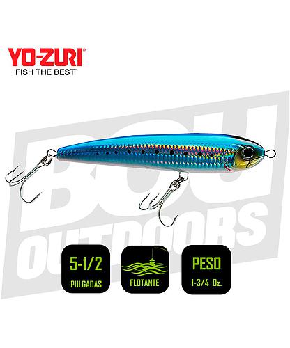 YO-ZURI MAG DIVE 5 1/2 PULG 1 3/4OZ SARDINE R1445HIW