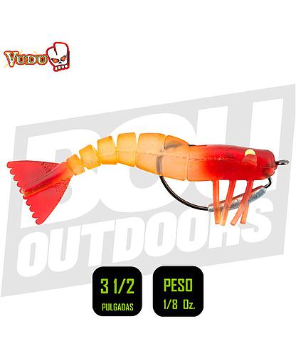 SHRIMP VUDU WEEDLESS 3 1/2 PULG 1/8 OZ BLOODY MARY 2PK E-VSW35-18-54