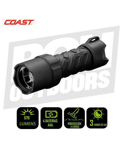 LAMPARA DE MANO LED DUO COAST 570LM X 233M BLK 21408