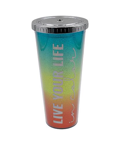 VASO PLASTICO C/PAJILLA 83532