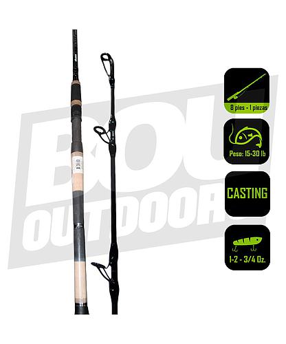 CAÑA PESCA OKUMA CASTING 8PIES PCHI-C-801-MH