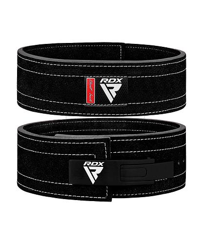 CINTURON P/LEVANTAMIENTO PESAS RDX PRO CUERO NEGRO PLUS-L WBL-4LB-L+