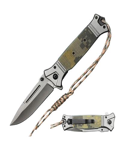 NAVAJA DOBLAR 5.0 PULG CAMO G-10 C/PARACORD RT 2841-CA