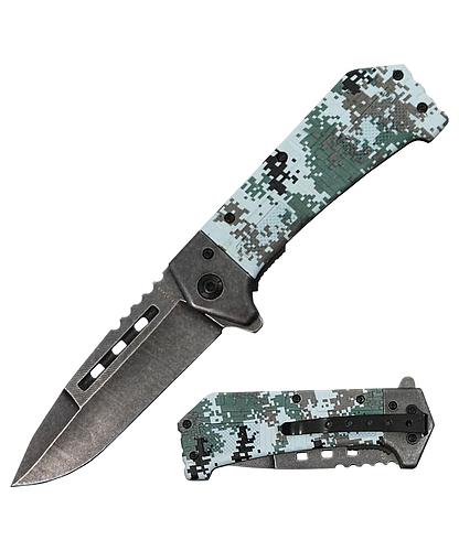 NAVAJA DOBLAR 4.5 PULG CAMOUFLAGE C/CLIP KN 1669-DG2